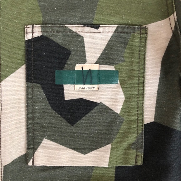 NUDIE jacket Paul Swedish Camo - large - Picture 2 of 8